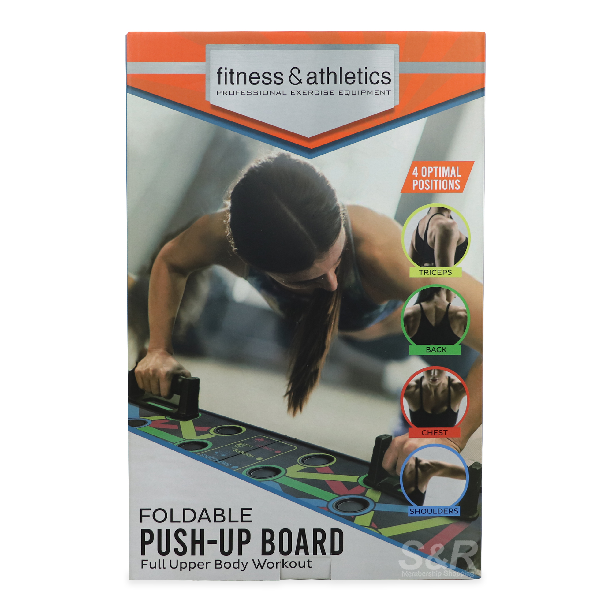 Fitness and Athletics Foldable Push-Up Board